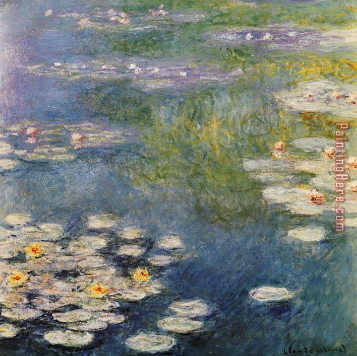 Claude Monet Waterlillies At Giverny 1908